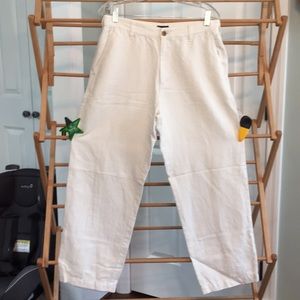 (01) Izod Linen/cotton pants